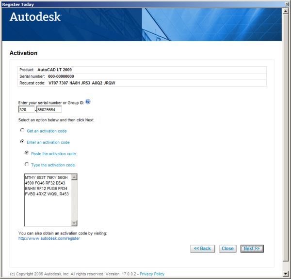 Free Autocad 2009 Keygen Activation Code